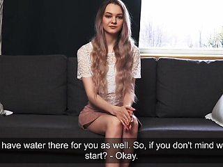 Helen Ondine shows off her tight vag before anything else