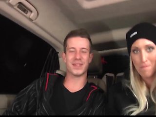 Perfect And Big Blonde Milf Fucking A Dude In Taxi