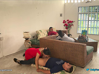 It Was Set up in the Living Room of the House, What a Good Fuck They Got.