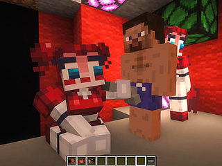 Minecraft Sexcraft The Jenny Mod fnaf - Some real nice poses from an animatronic and a hand job