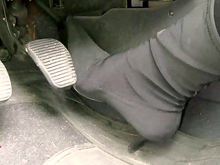Revving in Cloth Black Boots