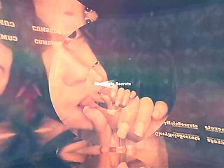 Tattooed Luna Lovely Blows Big Cock at Glory Hole