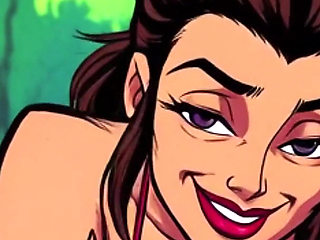 Ai Babes Outdoor Cleavage Tease