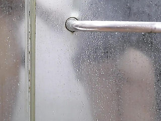 Indonesian Girl Fucks in Shower Wearing Satin Dress – Big Ass, Big Tits, Amateur Creampie