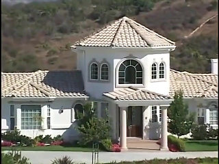 Randy cock sucking babes gets fucked by 2 guys in group sex then jizzed