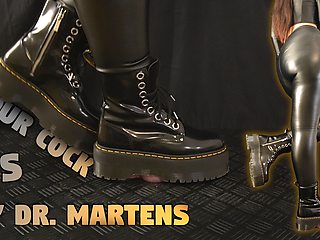 Your Cock vs My Dr. Martens - Cock Balls Crush Trample, Shoejob, CBT, Bootjob, Stomping