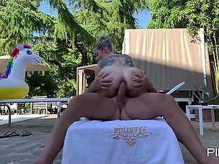 Christian Clay breaks the ass of busty Marica Chanelle