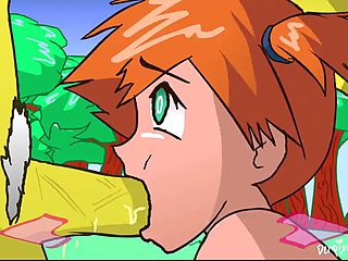 Misty Fucked and Defeated by Pokemon