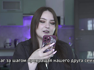 Porn story - Mistress turned her husband into a slave (Russian, strap-on, facial cumshot)