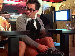 Hot German MILF Teases Tits and Fucks Wild