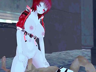 Riding, cyberpunk, anime