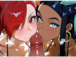 Enjoy The Beach Rewarding Ceremony With Pokegirls (sex Joi) With Hentai Anime