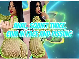 Squirts Twice With Anal, Receives Golden Shower And A Big Cum In Mouth To Swallow - Nadja Lapiedra And Nadja Stone