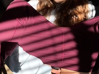 Amateur striptease and Solo masturbation