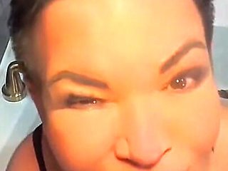 The Stepson Was Watching His Stepmother Caressing Herself with a Toy and She Noticed Him and Decided to Have