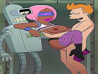 Futurama Parody - Bender And Frail Fuck A Space Whore
