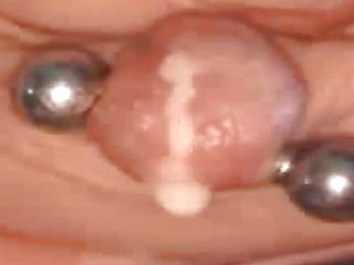 My Sexy Piercings - Pierced pussy and jiant black dildo