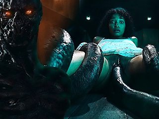 Incomparable Alien at big tits smut