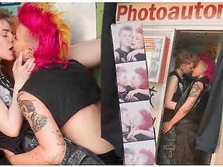 Exhibitionist Dykes - Intense Public Makeout Session