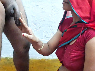 Busty Banuu Red Saree Sister in Law Fucked by Brother in Law