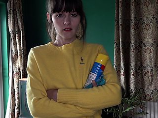 Hot brunette from squirt masturbating on webcam