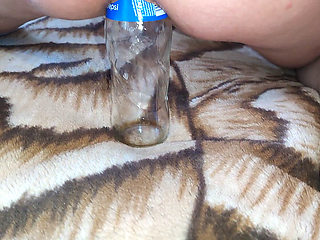 Anal Masturbation with a Bottle