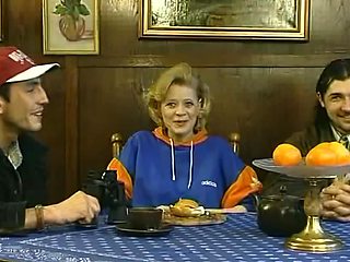 German mature beauty surrenders to wild, vintage passionate heat