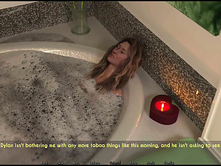 Dylan wanted to shower where Sophia bathed went to common shower he got a big dick