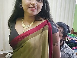 BDSM both hand tied and blindfolded in saree by vaishnavy and Sharun Raj, Mallu couple hot bdsm ass and boobs kiss romance