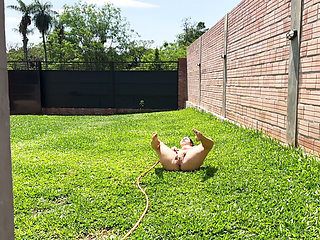 I Shower in My Stepfather's Garden