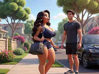 Petite Girl Fucked Neighbor's Husband in Anal Revenge on Jealous Wife, Ai Generated