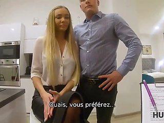 Hunt4k. teenie in rigorous suit and glorious lingerie shows her sexual side