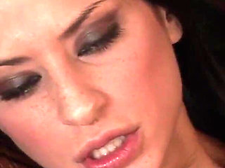 Hot big boobs teen gives blowjob to friend's big cock