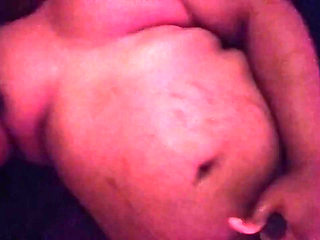 Enby BBW masturbation