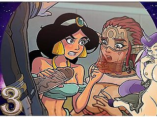 Princess Jasmine In Akaburs Star Channel 34 Uncensored Guide Part 33 Fighting Over Dick