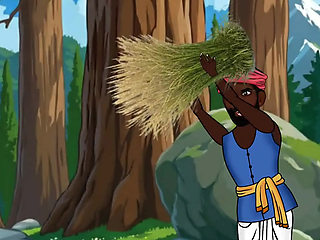 22-year-old Sabina fucked a big cock in the village man in the pond and dropped the water of the penis. Black thick cock.