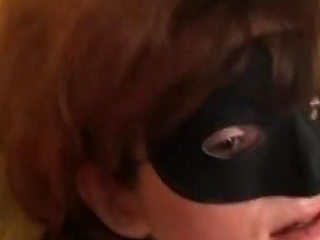 Homemade Sex with Masked Wife Fucked and Cumshot on Ass by Pig Husband