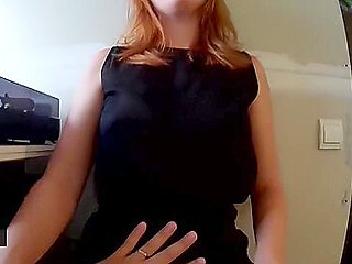 POV Russian Secretary Fucked on the Desk Office