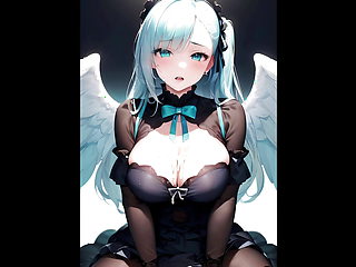 Hentai Anime Art Generated by Ai: Temptation of Angels and Demons 1