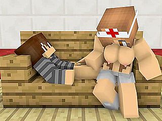 Nurse Heals His Cock With Her Sweet Minecraft Lady Juices