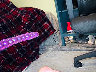 A Gay Man Dressed as a Woman Moves in a Seductive Manner