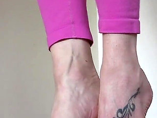 Post-yoga Barefoot Tease
