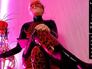 gentle fetish anal actions with latex and bdsm