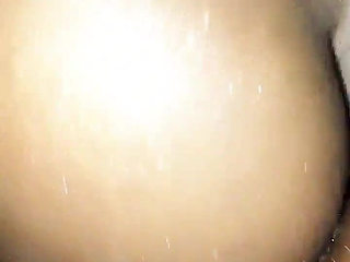 Having Fun in Shower, Tasting My Big Cock in Her Pussy BBC MILF