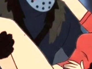 Student Girl Enjoys Sex in an Camp. Cartoon Horror Parody