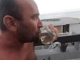 Compilation of Slurping Piss From Glass #3