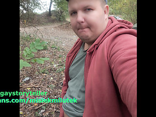 bear masturbation in a car in the woods