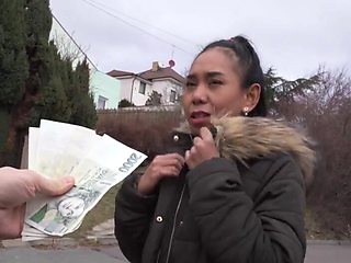 Asiasn woman is approached and offered money for sex