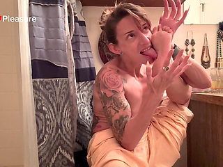 Licked Clean Before Bath