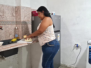 BBW Latina Pandora Strips and Shows off an Outfit